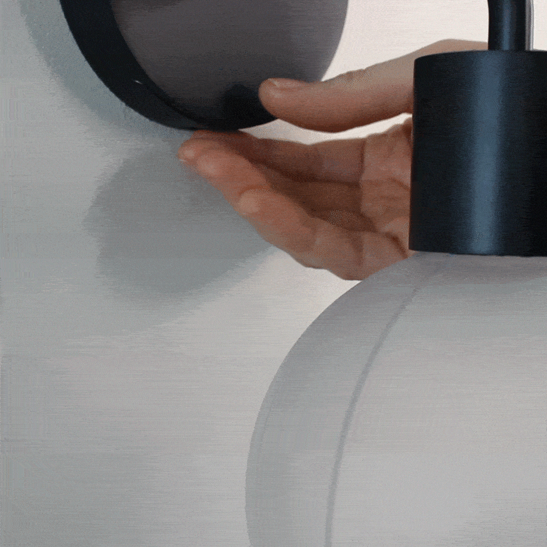Remove battery from Poplight rechargeable wall sconce
