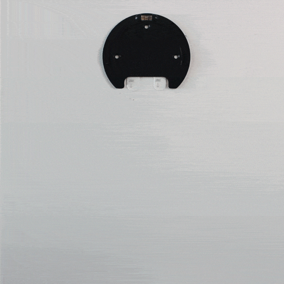 How to attached the head to the base of the rechargeable wall sconce