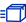 Blue icon of a fast-moving package symbolizing quick delivery and shipping services. Poplight