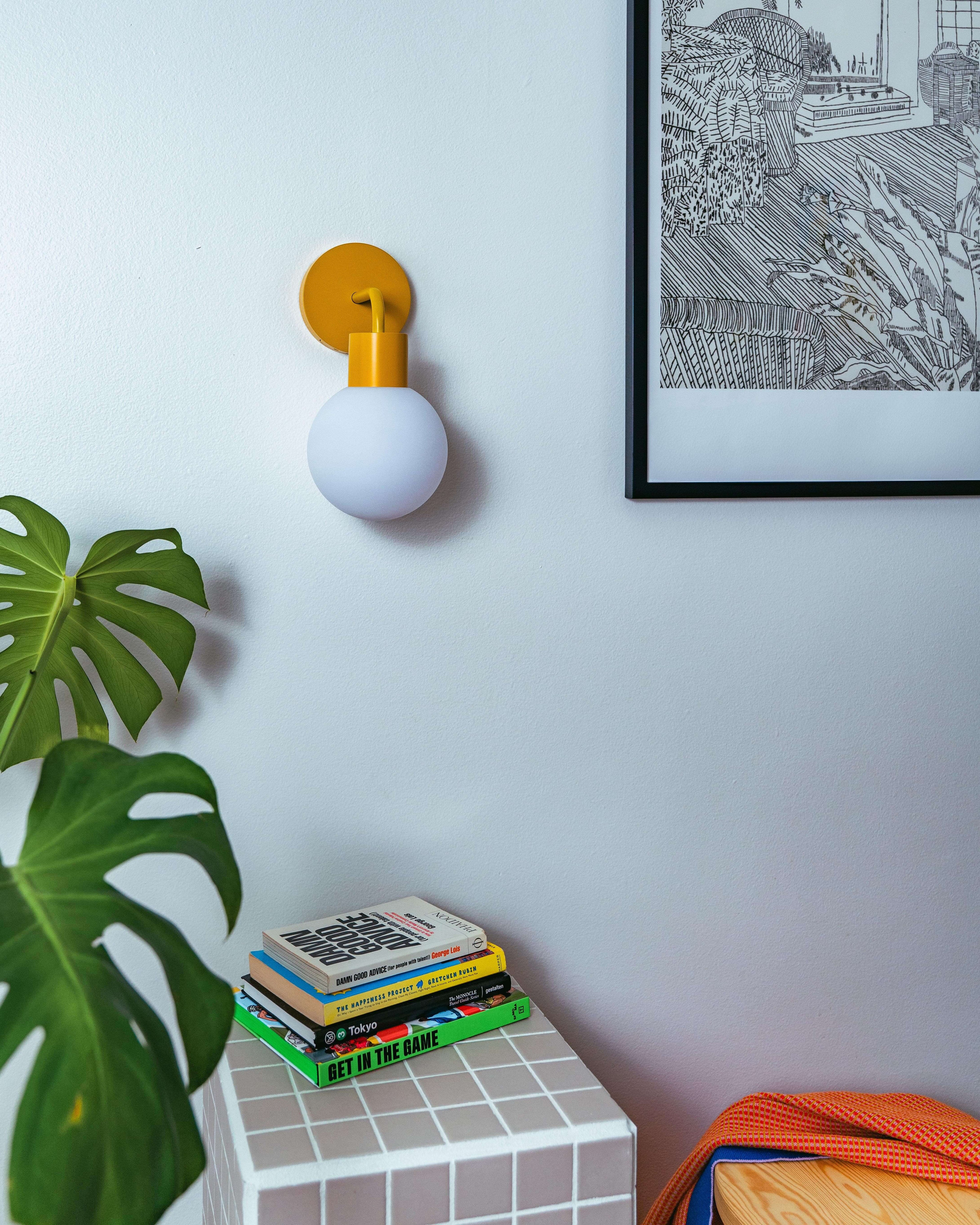 renter friendly rechargeable wall sconce for color drenching dopamine decor