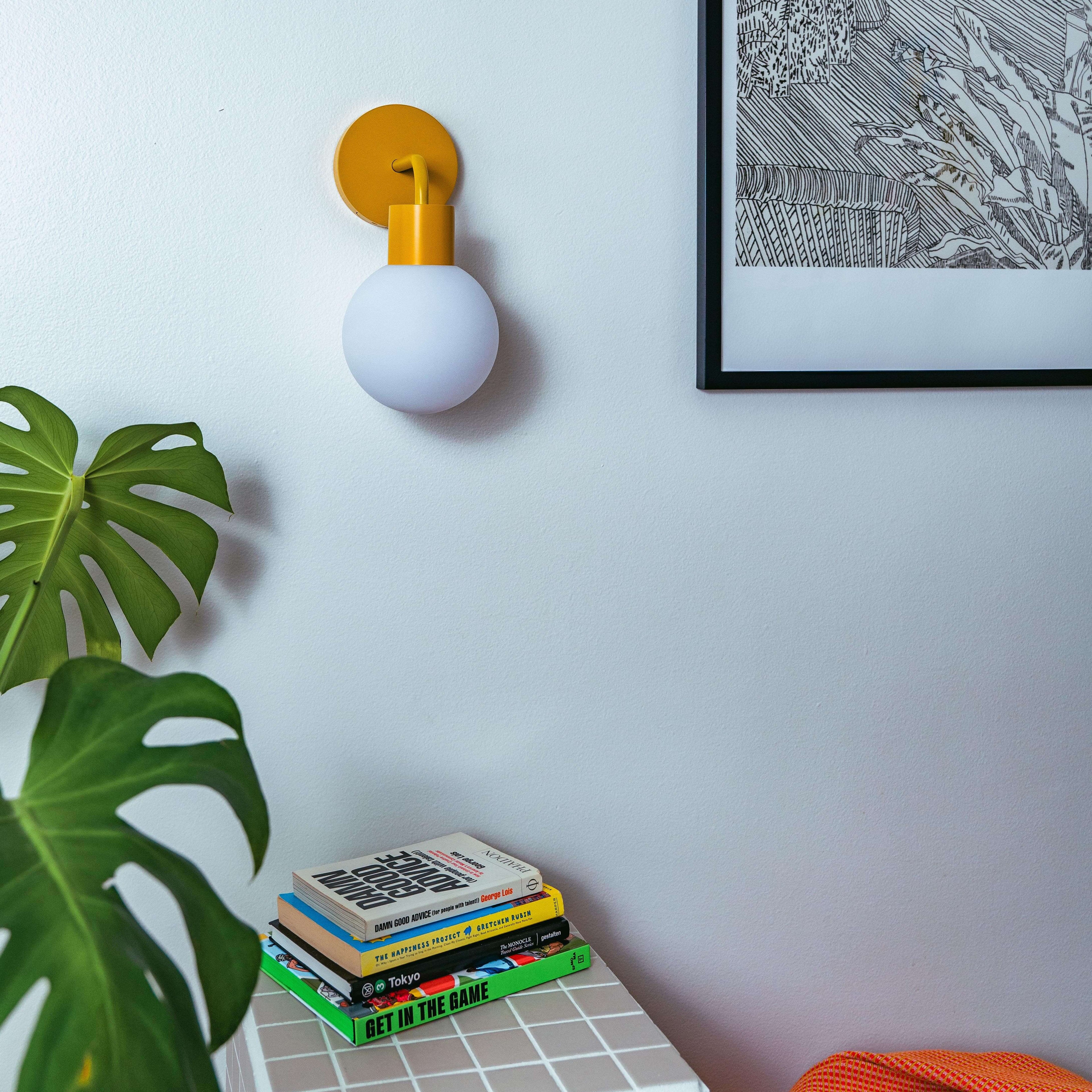 renter friendly rechargeable wall sconce for color drenching dopamine decor