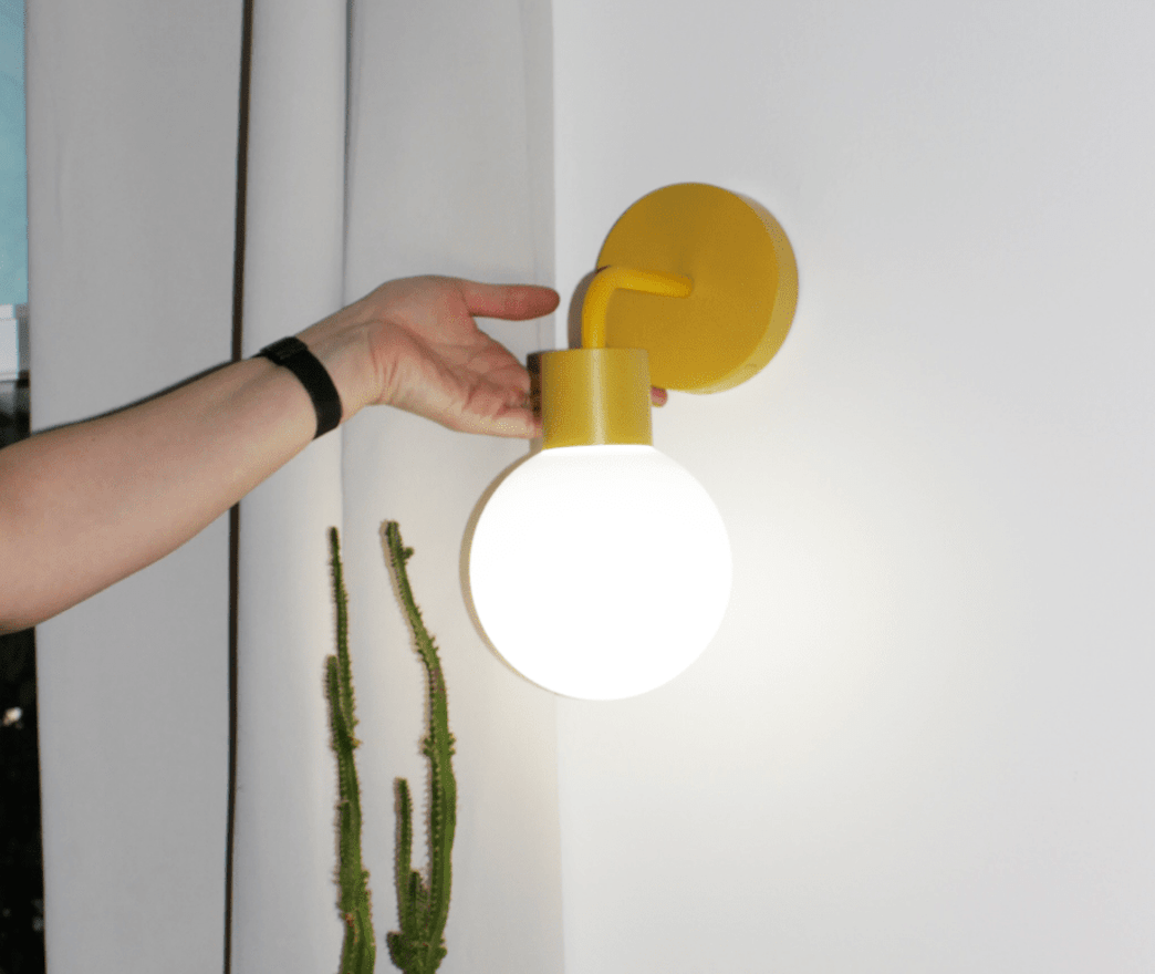 Battery operated wall sconces are ideal for renters. Checkout Marigold Poplight!