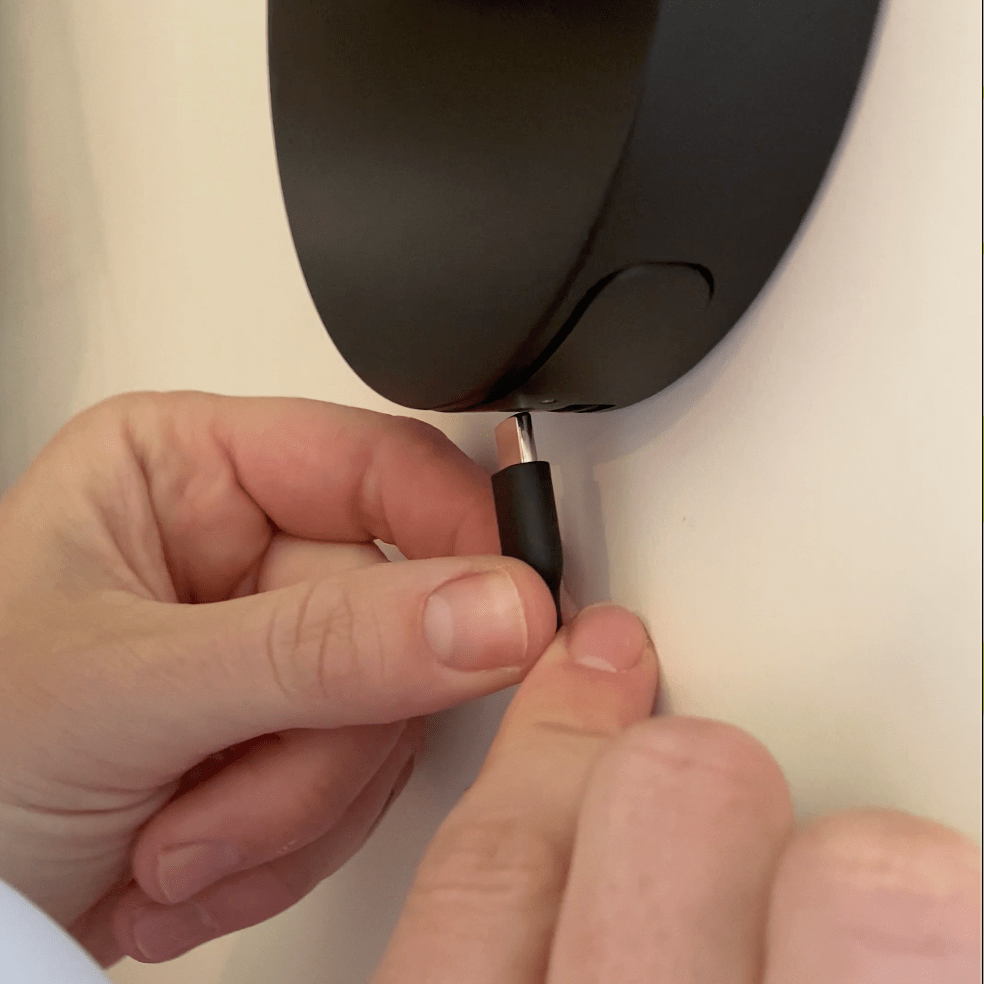 USB-C rechargeable wall light sconce