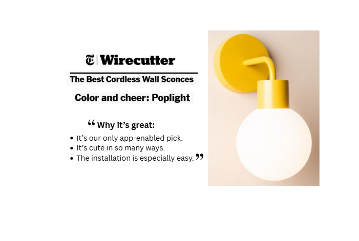 We're screaming - Poplight is officially a Wirecutter pick. 🗞️🎉