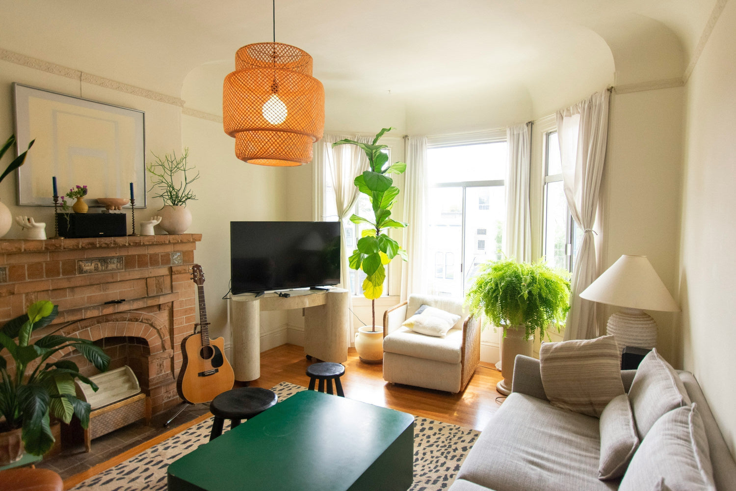 Apartment with cozy ambient and some DIY decorations