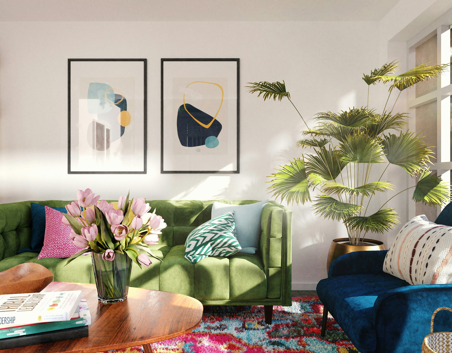 Summer vibe living room