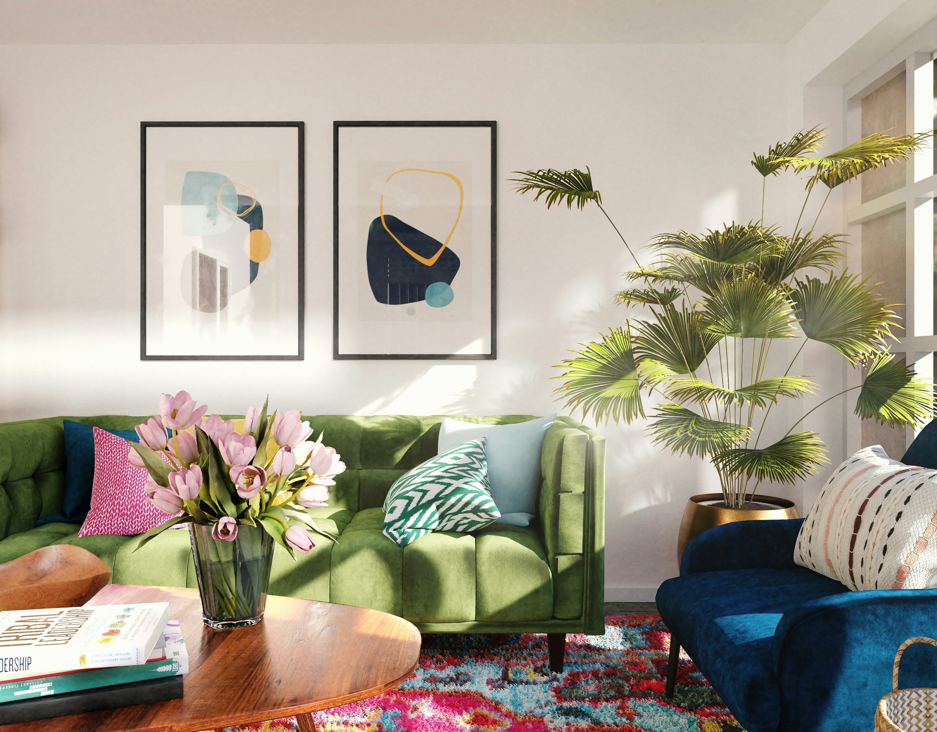 Summer vibe living room