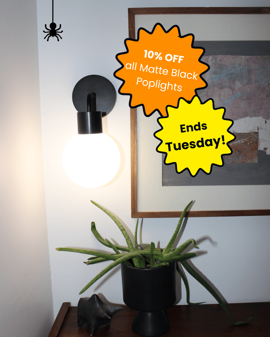*Flash Sale!* 10% OFF Matte Black Poplight