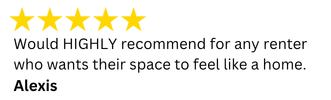 Client Alexis 5 star review 