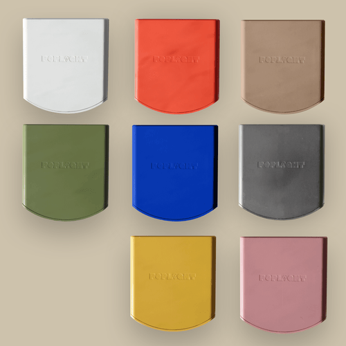 Poplight wall light sconce batteries in all colors.