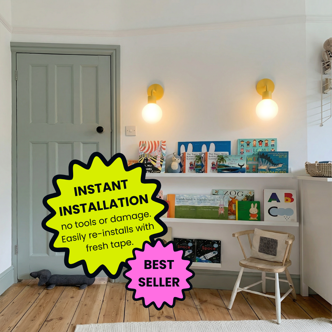 Instant installation of Poplight wall sconces and Marigold color is one of the best seller