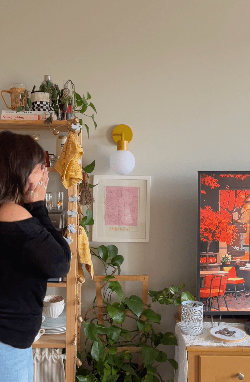 Load video: renter friendly apartment upgrade