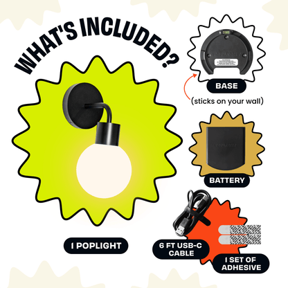 Matte Black Poplight