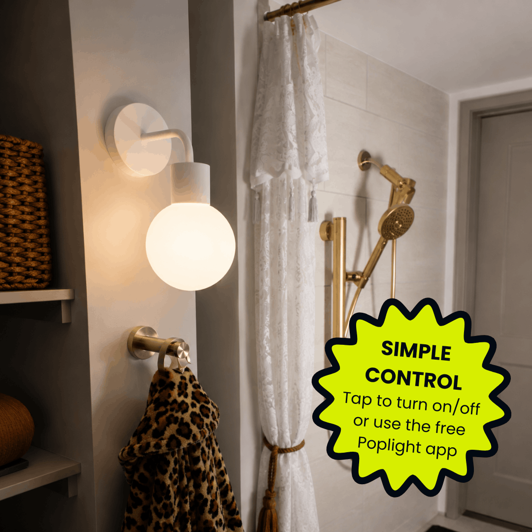 Poplight Renter-Friendly Wall Lights