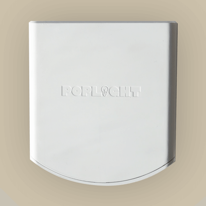 White USB-C rechargeable battery pack battery operated wall sconce