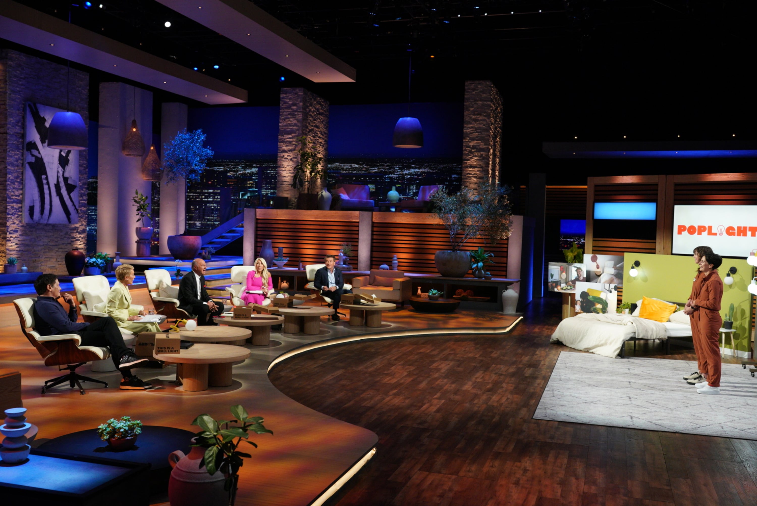 Poplight founder during Shark tank product pitching.