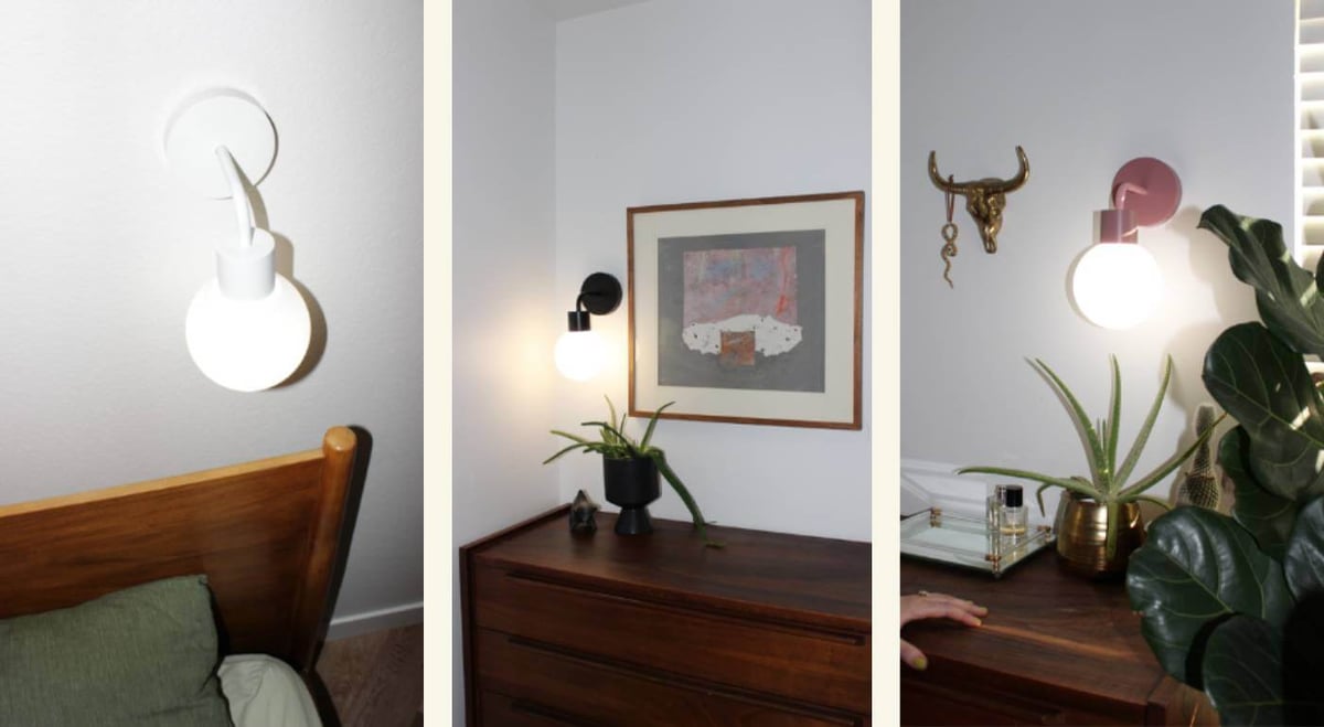 Different color temperature of Poplight wall sconce
